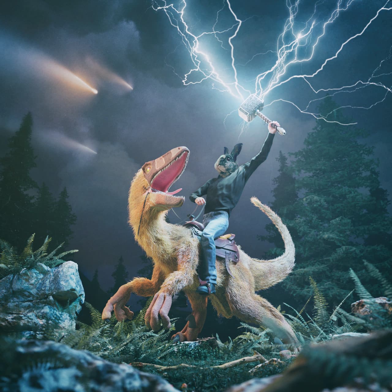 Historically Correct Dino-Rider